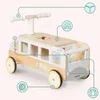 Véhicule en bois Bus pour enfants avec espace de rangement Voir les images du produit 6