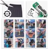 Schuhsohlen Reparatur Set schwarz "Welle" mit Kövulfix 120g Produktbild-Vorschau 4