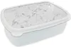KitchenYeah® Lunchbox Brotzeit Brotdose 17x11 cm Marmor - Produktbild-Vorschau 1