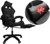Fotel gamingowy KG104 z regulacją i masażem czarny Podgląd zdjęcia produktu 5