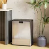 HOMCOM Küchenmülleimer 2 x 28L Edelstahl-Tretmülleimer mit Produktbild-Vorschau 2