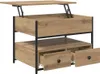 vidaXL Couchtisch Artisan-Eiche 70 x 50 x 54,5 cm Produktbild-Vorschau 5