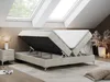 Boxspringbett ohne Kopfteil mit Bettkasten, Bett niedriges Produktbild-Vorschau 2