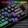 Lexonelec K61 60%% Tastatur Gaming PC RGB Lighting Schwarz Produktbild-Vorschau 4