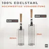 𝗛𝗔𝗩𝗘𝗡𝗛𝗔𝗨𝗦 Grillkorb Edelstahl Set I 2X Grillkörbe Produktbild-Vorschau 4