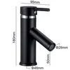 Design Badarmatur schwarz | Wasserhahn | Waschbecken Bad Produktbild-Vorschau 3