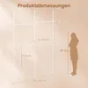 COSTWAY Teleskop-Kleiderständer Metall höhenverstellbar, Produktbild-Vorschau 3