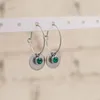 Vintageparts Creole aus 316 Edelstahl platinfarben 20mm, 6 Produktbild-Vorschau 2