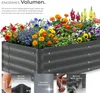 tectake Hochbeet Salvia verzinkter Stahl 120x60x30cm 200L Produktbild-Vorschau 3