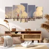 Bild auf Leinwand - Leinwandbild - Wolken Brücke Vögel Produktbild-Vorschau 7