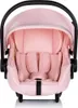 A pink baby car seat is shown from the front. Anteprima dell’immagine prodotto
