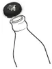Tappo per bottiglia "tappo a " grigio Anteprima dell’immagine prodotto 4