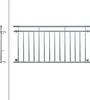 ECD Germany Französischer Balkon, 90x184 cm, mit 14 Produktbild-Vorschau 2