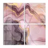 DEQORI Glasbild Echtglas 4x50x50 cm 'Zarte Wirbel' Produktbild-Vorschau 2