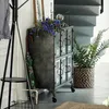 6-türiges möbelstück "sevin" metall schwarz 90x89cm  - Produktbild-Vorschau 7