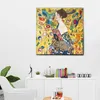 Giallobus - Dame mit Ventilator - Gustav Klimt - 70L x 70B Produktbild-Vorschau 4