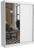 Kleiderschrank JOHN mit Spiegel – 160 cm breit, Produktbild-Vorschau 1