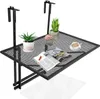 giantex Balkonhängetisch, Metall, klappbar, 5-stufig Produktbild-Vorschau 1