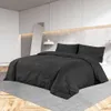 vidaXL Posteľná súprava Black 135x200 cm Light Microfibre Náhľad obrázku produktu 2