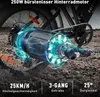 E-Bike 20 Zoll *4.0 Fat Elektrofahrrad, 48V/15Ah 720 Wh, Produktbild-Vorschau 2
