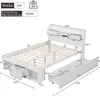 Flieks Doppelbett Jugendbett 160x200cm mit USB, Holzbett Produktbild-Vorschau 5