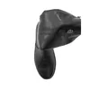 A close-up view of a black leather boot. Podgląd zdjęcia produktu