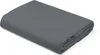 A folded gray satin fitted sheet is shown on a white background. Náhled obrázku produktu