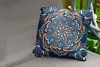 MuchoWow® Outdoor Kissen - Mandala - Orange - Muster - Produktbild-Vorschau 2