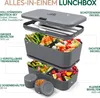 Umami Brotdose Bento-Lunchbox, verschachtelbar, mit Produktbild-Vorschau 2