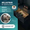 CASARIA® Comodino con LED 3 Cassetti Capienti 54x39x28 cm Anteprima dell’immagine prodotto 4
