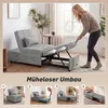 HOMCOM: Sillón convertible en cama 4 en 1, sofá cama Vista previa de la imagen del producto 4