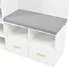 MODFU Garderobenset,Wandgarderobe mit Spiegel und Produktbild-Vorschau 4