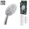 Urban Living Luxus 5-Strahl Duschkopf Handbrause Produktbild-Vorschau 1