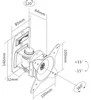 DIGITUS Universelle Wandhalterung mit Schwenkfunktion Produktbild-Vorschau 3