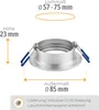SSC-LUXon 6 Stück RW-2 Einbaustrahler Rahmen IP44 für GU10 Produktbild-Vorschau 3