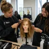 Testa da allenamento per parrucchieri Jessica con capelli Anteprima dell’immagine prodotto 4