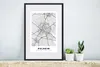 MuchoWow® Gerahmtes Poster Pulheim - Stadtplan - Produktbild-Vorschau 4