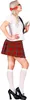 Schulmädchen-Kostüm für Frauen y Schuluniform 5-teilig - XL Produktbild-Vorschau 2