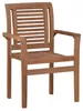 MiaMöbel | Outdoor Gartenstuhl aus Teak | 64,5 x 95 x 54cm Produktbild-Vorschau 6