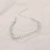 Fußkettchen Fußkette Fußschmuck Fußband Diamanten Silber Produktbild-Vorschau 5