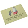 Mr. & Mrs. Panda Schneidebrett Pinguin mit Kind - Gelb Produktbild-Vorschau 2