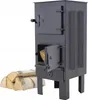 Ofen Holzofen Stahlofen 41x33x68cm Freistehender Kaminofen Produktbild-Vorschau 1