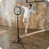 Anello luminoso LED KRUMAD con treppiede e supporto per Anteprima dell’immagine prodotto 13
