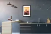 MuchoWow® Gerahmtes Poster Palme - Skyline - Produktbild-Vorschau 2