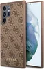 A phone case with a Guess logo pattern is shown next to a smartphone. Produktbild-Vorschau