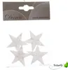 Ornament plc d4,5 cm Stern glitter weiß 4 Stücke Produktbild-Vorschau 2