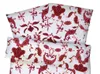 Mako Satin Bettwäsche 155x220 Paisley Rot Bettbezug 155 x Produktbild-Vorschau 2