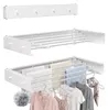Sèche-linge mural extensible et pliable, avec 5 barres et 4 Voir les images du produit 7