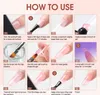Poly Extension Gel Nagel Kit mit UV LED Lampe Slip Lösung Produktbild-Vorschau 4