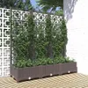 vidaXL Tuinplantpot met trellis, bruin, 120 x 40 x 121,5 Productafbeelding-voorbeeld 2